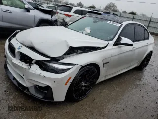 2018 BMW M3 with VIN WBS8M9C56J5J78625, listed as a Copart auction lot 44383863 with 0 mi miles. Bid and sale history available at carsss.com. Image 1.