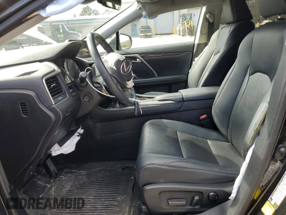 2021 Lexus RX with VIN 2T2AZMDA3MC289029, listed as a Copart auction lot 47461545 with 45,109 mi miles and Salvage Title. Bid and sale history available at carsss.com. Image 7.
