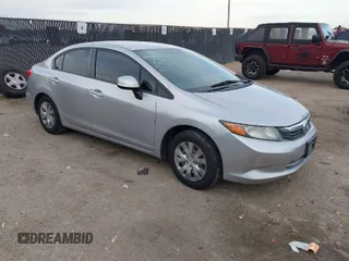 2012 Honda Civic LX z VIN 19XFB2F50CE009909, wystawiony jako IAAI lot #41049186 z przebiegiem 177 356 mil mil oraz . Historia ofert i sprzedaży dostępna na DreamBid. Obrazek 1.