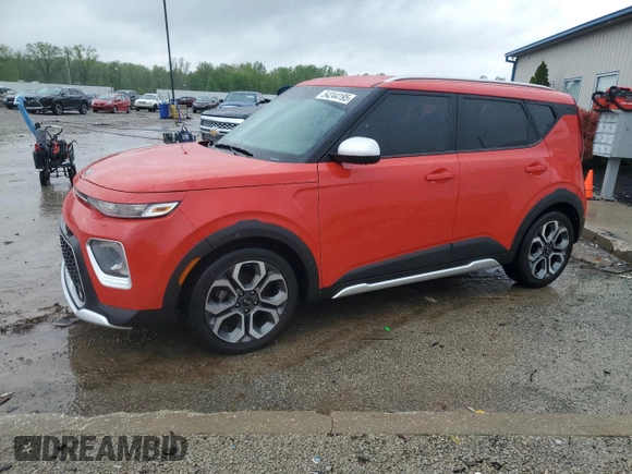 2021 Kia Soul S with VIN KNDJ23AU2M7142171, listed as a Copart auction lot 54244195 with 22,803 mi miles and Salvage Title. Bid and sale history available at DreamBid. Image 1.