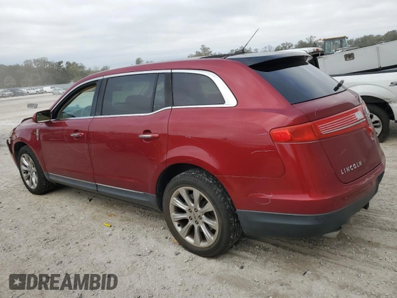 2013 Lincoln MKT with VIN 2LMHJ5FK1DBL51848, listed as a Copart auction lot 41604715 with 262,940 mi miles and Salvage Title. Bid and sale history available at DreamBid. Image 2.