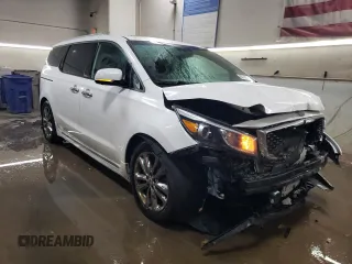 2018 Kia Sedona SX-L with VIN KNDME5C14J6374887, listed as a Copart auction lot 85730294 with 142,626 mi miles and Salvage Title. Bid and sale history available at carsss.com. Image 4.