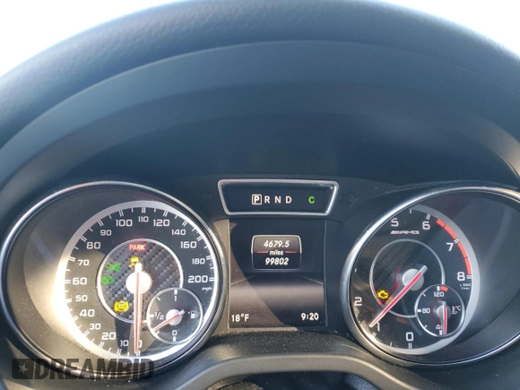2015 Mercedes-Benz CLA 45 AMG with VIN WDDSJ5CB1FN180266, listed as a Copart auction lot 89010495 with 99,802 mi miles and Salvage Title. Bid and sale history available at DreamBid. Image 9.