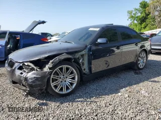2007 BMW 5 Series 550i with VIN WBANB53587CP08507, listed as a Copart auction lot 51132315 with 119,841 mi miles and Salvage Title. Bid and sale history available at carsss.com. Image 1.