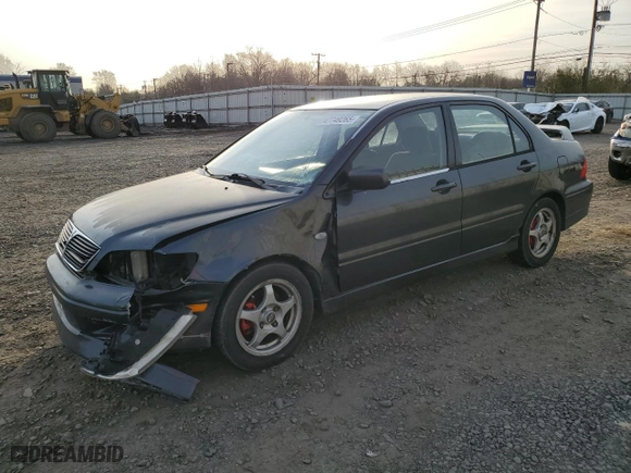 2003 Mitsubishi Lancer OZ-Rally with VIN JA3AJ86E83U050773, listed as a Copart auction lot 47749265 with 195,801 mi miles and Salvage Title. Bid and sale history available at carsss.com. Image 1.