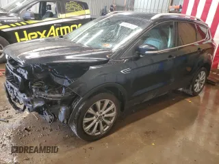 2018 Ford Escape Titanium with VIN 1FMCU9J9XJUA01357, listed as a Copart auction lot 56868735 with 67,315 mi miles and Salvage title. Bid and sale history available at DreamBid. Image 1.