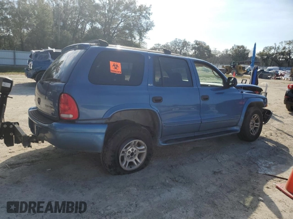 2002 Dodge Durango с VIN 1B4HR48N72F105759, выставлен на аукционе Copart как лот 47058045 с пробегом Не указан миль и Списание • Salvage title. История ставок и продаж доступна на DreamBid. Изображение 3.