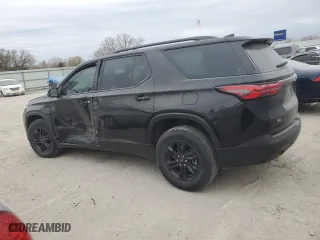 2022 Chevrolet Traverse LS with VIN 1GNERFKWXNJ185960, listed as a Copart auction lot 82153324 with 28,145 mi miles and Salvage Title. Bid and sale history available at carsss.com. Image 2.