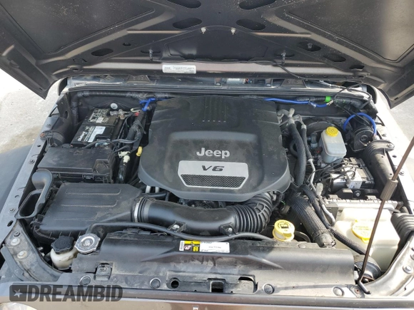 2018 Jeep Wrangler JK Unlimited Sport S with VIN 1C4BJWDG8JL844366, listed as a Copart auction lot 70589544 with 31,350 mi miles and Salvage Title. Bid and sale history available at carsss.com. Image 12.