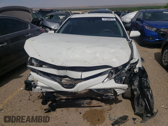 2018 Toyota Camry LE with VIN JTNB11HK0J3032024, listed as a Copart auction lot 41368875 with 69,979 mi miles and Salvage title. Bid and sale history available at DreamBid. Image 5.