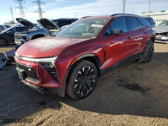 2024 Chevrolet Blazer EV eAWD RS with VIN 3GNKDCRJXRS134411, listed as a Copart auction lot 87714135 with 31,493 mi miles and Salvage Title. Bid and sale history available at carsss.com. Image 1.