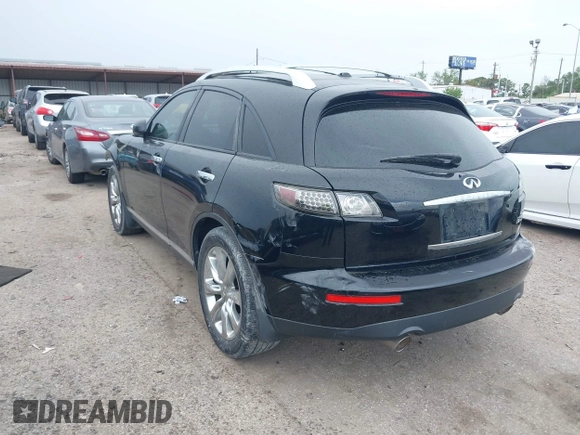 2008 Infiniti FX with VIN JNRAS08UX8X104648, listed as a IAAI auction lot 41895298 with 207,873 mi miles and . Bid and sale history available at DreamBid. Image 3.