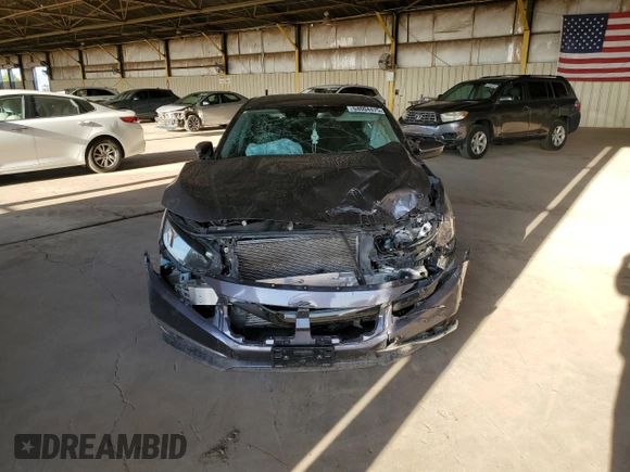 2020 Honda Civic Sedan EX with VIN 19XFC1F37LE205125, listed as a Copart auction lot 54004475 with 64,031 mi miles and Salvage Title. Bid and sale history available at carsss.com. Image 5.
