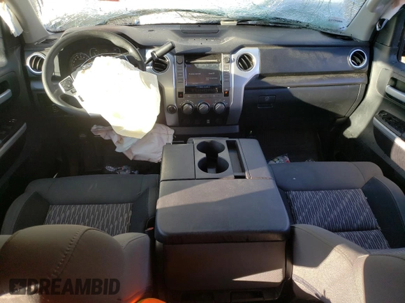 2018 Toyota Tundra SR with VIN 5TFUM5F1XJX075879, listed as a Copart auction lot 83666824 with 130,059 mi miles and Salvage title. Bid and sale history available at DreamBid. Image 8.