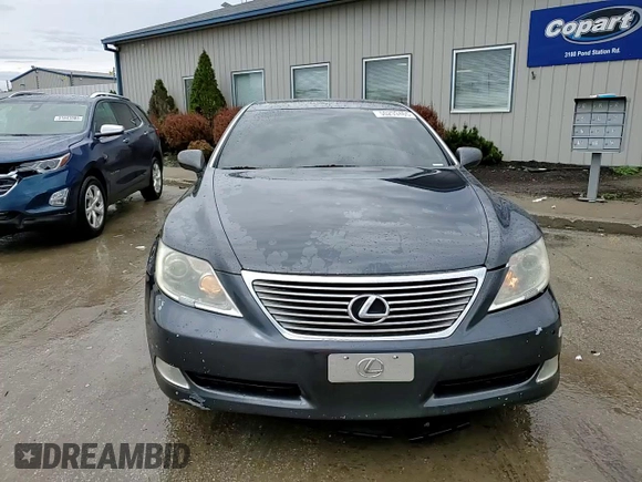 2007 Lexus LS 460 with VIN JTHBL46F075041503, listed as a Copart auction lot 50299465 with 192,076 mi miles and Salvage Title. Bid and sale history available at DreamBid. Image 14.