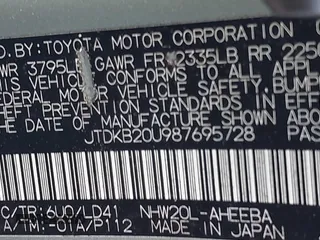 2008 Toyota Prius with VIN JTDKB20U987695728, listed as a IAAI auction lot 40311189 with 264,964 mi miles and . Bid and sale history available at DreamBid. Image 9.