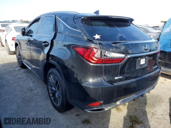 2021 Lexus RX with VIN 2T2YZMDA7MC270417, listed as a Copart auction lot 74619534 with 0 mi miles and Salvage Title. Bid and sale history available at carsss.com. Image 2.