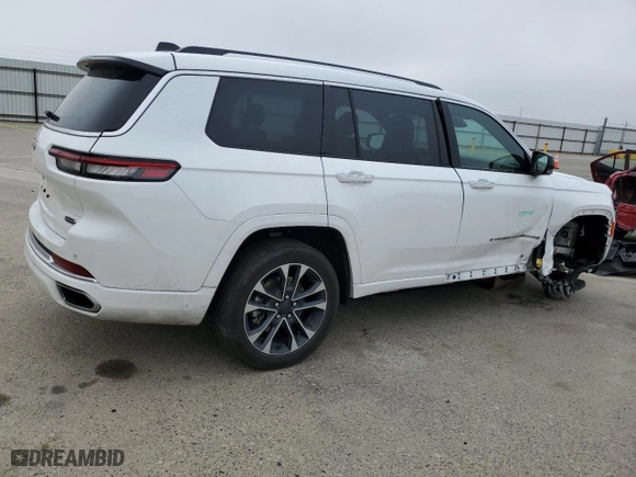 2023 Jeep Grand Cherokee L Overland with VIN 1C4RJKDG3P8738216, listed as a Copart auction lot 45659135 with 43,340 mi miles and Salvage Title. Bid and sale history available at carsss.com. Image 3.
