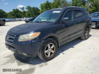 2007 Hyundai Santa Fe GLS with VIN 5NMSG13D77H036481, listed as a Copart auction lot 51627065 with 247,838 mi miles and Salvage Title. Bid and sale history available at carsss.com. Image 1.