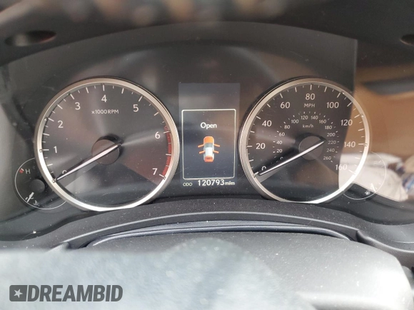 2017 Lexus NX with VIN JTJBARBZ3H2133225, listed as a Copart auction lot 43923135 with 120,793 mi miles and Salvage Title. Bid and sale history available at carsss.com. Image 9.