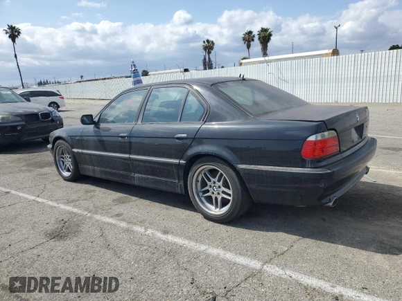 2001 BMW 7 Series 740i с VIN WBAGG83421DN87462, выставлен на аукционе Copart как лот 54761195 с пробегом 11 490 миль миль и Чистый • Clean title. История ставок и продаж доступна на DreamBid. Изображение 2.