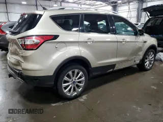 2018 Ford Escape Titanium с VIN 1FMCU9J93JUC08799, выставлен на аукционе Copart как лот 48961795 с пробегом 78 127 миль миль и Списание • Salvage title. История ставок и продаж доступна на DreamBid. Изображение 3.