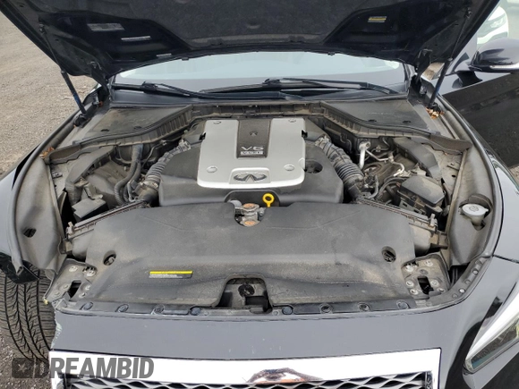 2014 Infiniti Q50 Premium with VIN JN1BV7AR0EM692022, listed as a Copart auction lot 60321765 with 72,366 mi miles and Salvage title. Bid and sale history available at DreamBid. Image 11.
