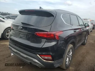 2019 Hyundai Santa Fe SEL with VIN 5NMS33AD8KH054362, listed as a Copart auction lot 49245625 with 43,853 mi miles and Salvage Title. Bid and sale history available at DreamBid. Image 3.