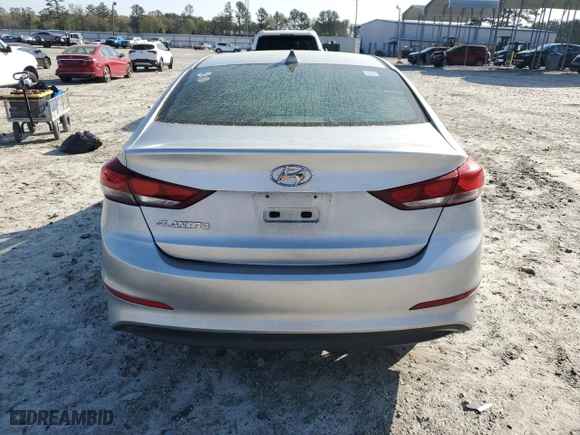 2017 Hyundai Elantra SE with VIN 5NPD74LF7HH048596, listed as a Copart auction lot 51341945 with 91,149 mi miles and Salvage Title. Bid and sale history available at carsss.com. Image 6.