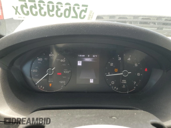 2023 Ram ProMaster Cargo with VIN 3C6LRVDG7PE524438, listed as a Copart auction lot 55186355 with 19,447 mi miles and Salvage Title. Bid and sale history available at carsss.com. Image 9.