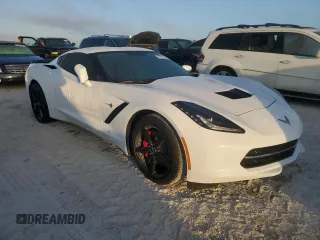 2015 Chevrolet Corvette 2LT with VIN 1G1YC2D75F5118031, listed as a Copart auction lot 76791894 with 0 mi miles and Salvage Title. Bid and sale history available at carsss.com. Image 4.