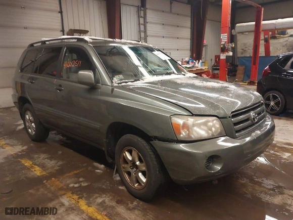 2007 Toyota Highlander w/3rd Row with VIN JTEEP21A870225356, listed as a IAAI auction lot 41602511 with 186,254 mi miles. Bid and sale history available at carsss.com. Image 1.