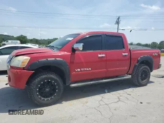 2005 Nissan Titan LE z VIN 1N6AA07BX5N540231, wystawiony jako Copart lot #56831995 z przebiegiem 216 928 mil mil oraz Szkoda całkowita • Salvage title. Historia ofert i sprzedaży dostępna na DreamBid. Obrazek 1.