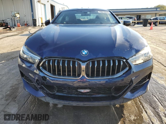 2019 BMW 8 Series M850i xDrive with VIN WBABC4C58KBU96541, listed as a Copart auction lot 75816644 with 24,078 mi miles and Salvage Title. Bid and sale history available at carsss.com. Image 5.