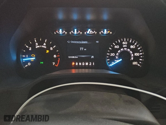 2016 Ford F-150 XL with VIN 1FTEX1CP3GFB12718, listed as a Copart auction lot 52134655 with 131,036 mi miles and Clean Title. Bid and sale history available at carsss.com. Image 9.