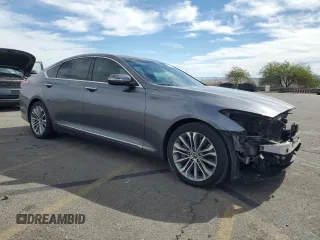 2017 Genesis G80 3.8L with VIN KMHGN4JE9HU167622, listed as a Copart auction lot 77700464 with 43,166 mi miles and Salvage Title. Bid and sale history available at DreamBid. Image 4.