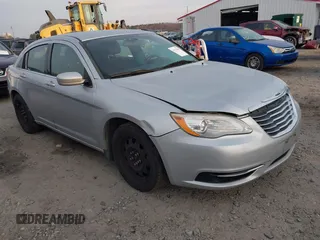 2012 Chrysler 200 LX with VIN 1C3CCBAB4CN100534, listed as a IAAI auction lot 41717885 with 217,921 mi miles. Bid and sale history available at carsss.com. Image 1.
