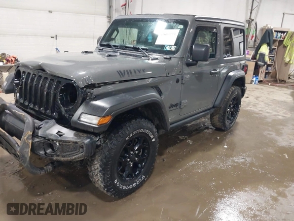2021 Jeep Wrangler Sport S with VIN 1C4GJXAN7MW647786, listed as a IAAI auction lot 41685775 with 31,907 mi miles and . Bid and sale history available at DreamBid. Image 19.
