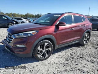 2016 Hyundai Tucson Eco with VIN KM8J33A21GU068089, listed as a Copart auction lot 81078664 with 105,959 mi miles and Salvage Title. Bid and sale history available at carsss.com. Image 1.