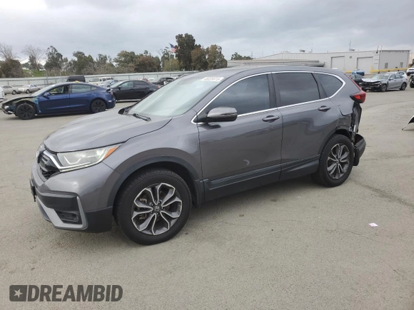 2020 Honda CR-V EX with VIN 2HKRW2H59LH671546, listed as a Copart auction lot 48035615 with 143,298 mi miles and Salvage Title. Bid and sale history available at carsss.com. Image 1.