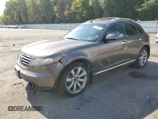 2006 Infiniti FX35 with VIN JNRAS08W56X205983, listed as a Copart auction lot 74978324 with 227,493 mi miles and Clean Title. Bid and sale history available at carsss.com. Image 1.