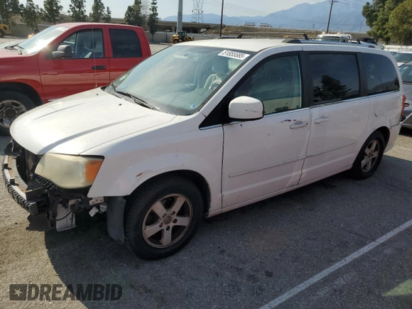 2011 Dodge Grand Caravan Crew with VIN 2D4RN5DG6BR680446, listed as a Copart auction lot 51855585 with 136,789 mi miles and Salvage Title. Bid and sale history available at DreamBid. Image 1.