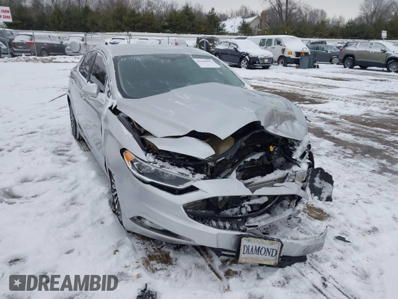 2017 Ford Fusion Titanium with VIN 3FA6P0K91HR117198, listed as a IAAI auction lot 41346552 with 76,951 mi miles. Bid and sale history available at carsss.com. Image 1.