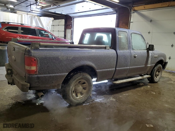 2006 Ford Ranger STX with VIN 1FTYR44E76PA09705, listed as a Copart auction lot 42415595 with 103,463 mi miles and Salvage Title. Bid and sale history available at carsss.com. Image 3.