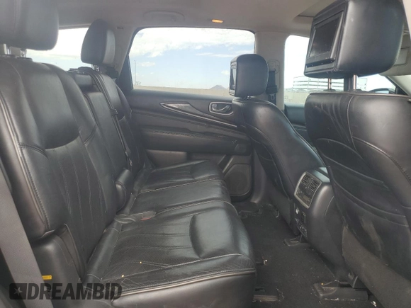 2014 Infiniti QX60 with VIN 5N1AL0MN8EC514830, listed as a Copart auction lot 53358405 with 201,527 mi miles and Salvage title. Bid and sale history available at DreamBid. Image 11.