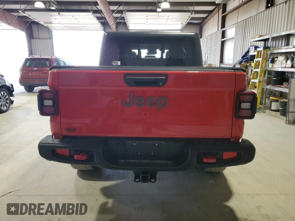 2020 Jeep Gladiator Rubicon z VIN 1C6JJTBG8LL155550, wystawiony jako Copart lot #53462305 z przebiegiem 34 276 mil mil oraz Szkoda całkowita • Salvage title. Historia ofert i sprzedaży dostępna na DreamBid. Obrazek 6.