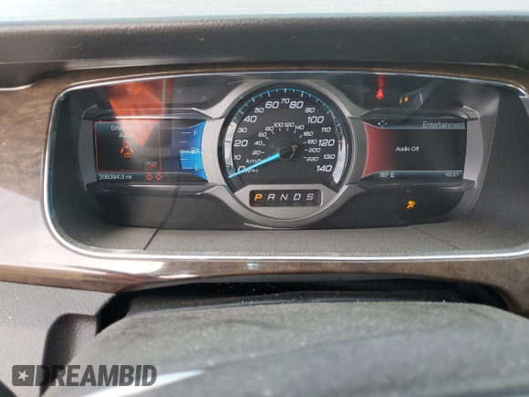 2015 Ford Taurus Limited with VIN 1FAHP2F8XFG102824, listed as a Copart auction lot 49475335 with 206,394 mi miles and Salvage Title. Bid and sale history available at DreamBid. Image 9.