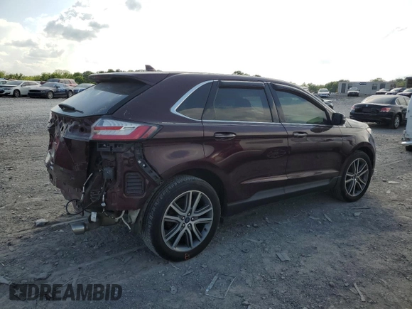 2020 Ford Edge Titanium z VIN 2FMPK4K92LBB03060, wystawiony jako Copart lot #56660685 z przebiegiem 66 342 mil mil oraz Szkoda całkowita • Salvage title. Historia ofert i sprzedaży dostępna na DreamBid. Obrazek 3.