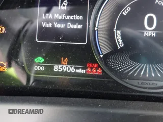 2019 Lexus UX 250h with VIN JTHU9JBH1K2010977, listed as a IAAI auction lot 42403115 with 85,906 mi miles and . Bid and sale history available at DreamBid. Image 16.