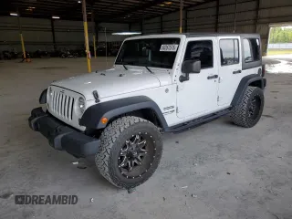 2018 Jeep Wrangler Unlimited Sport with VIN 1C4BJWDG2JL813744, listed as a Copart auction lot 50267575 with 78,302 mi miles and Salvage Title. Bid and sale history available at DreamBid. Image 1.